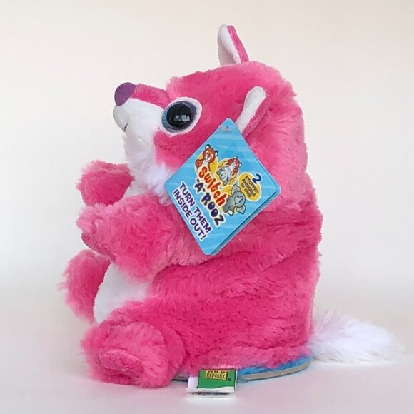 🔥 3 For $20🔥New w/Tag Fox Reversible Plush Switch-A-Rooz 8" (20cm) - Picture 6 of 14